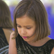 Sophia by the mirror