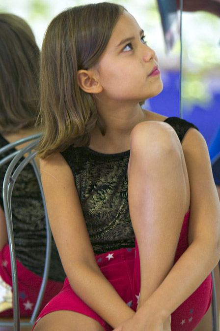 Sophia by the mirror again