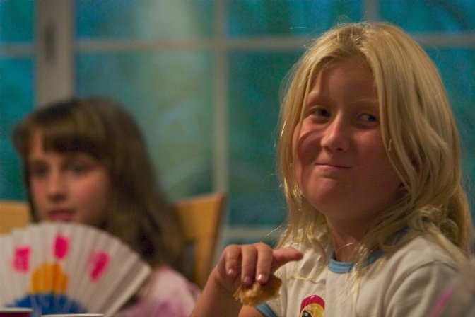 Sara, Caitlin, and Caitlin's fan