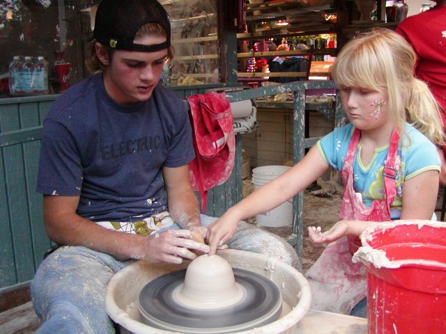 Sara throwing a vase, VI