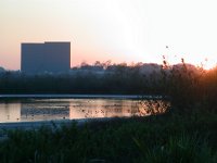 Pond and Buildings, III