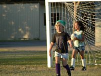 Sara and Lindsay after a scrimmage