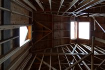 Looking up the stairwell