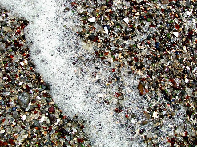 Glass beach