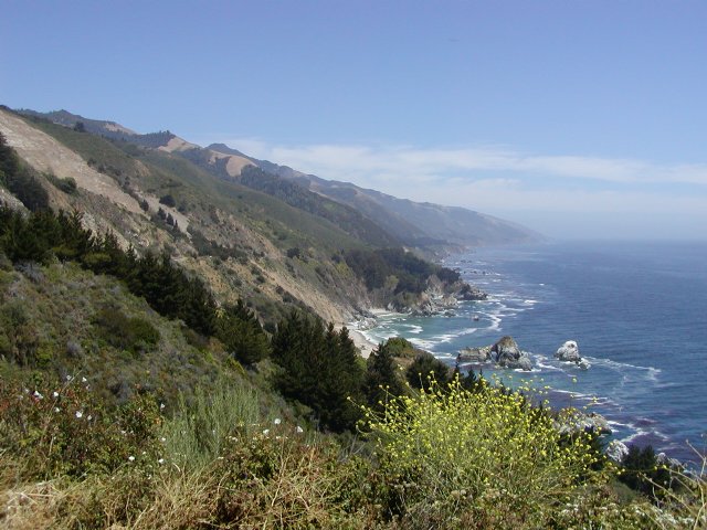Wide view from vista point
