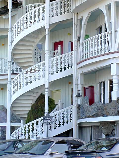 Madonna Inn stairs