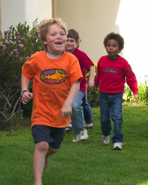 Timothy gets away from Fluffy