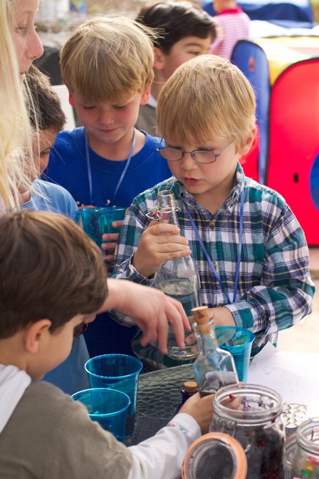 Taavi and Aaron concoct potions