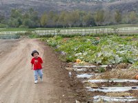 Timothy on the dirt road