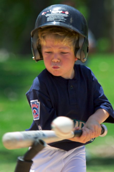 Timothy at bat