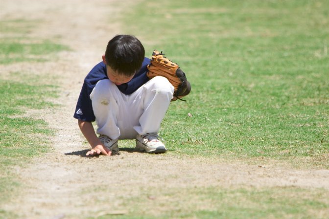 Brian stops to pick up some dirt