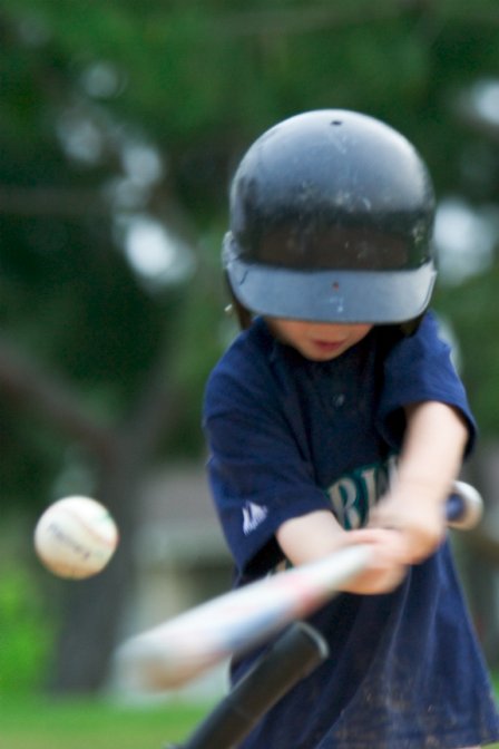 Still sometimes hitting the tee