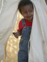 Miles and the teepee, II