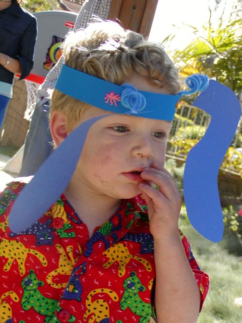 Timothy with blue ears