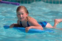 Sara on the boogie board