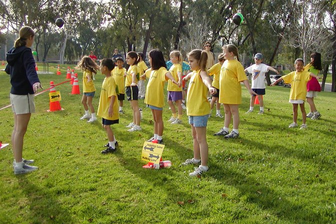 Stretching before the jog