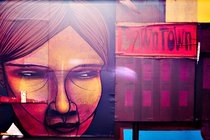 Bridge Street Construction Fence, I