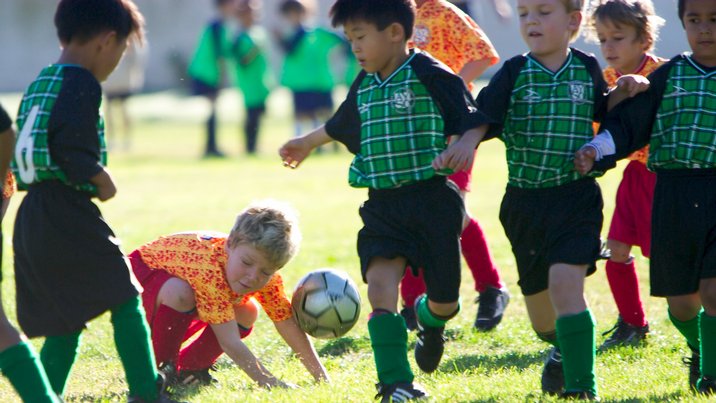 Timothy goes down on a play