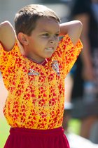 Hayden takes a throw-in, I