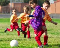 Ryan gets blocked from the ball